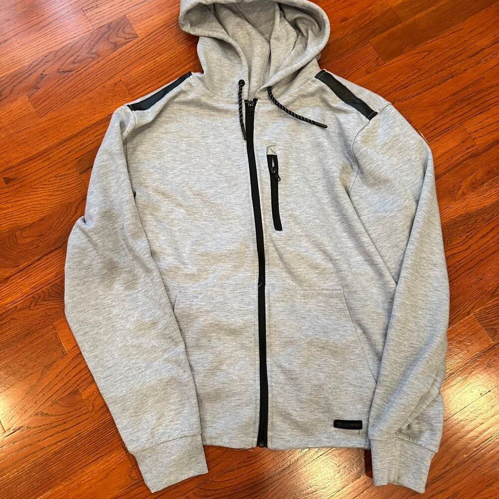 Southpole Men's Grey Zip Up Hoodie